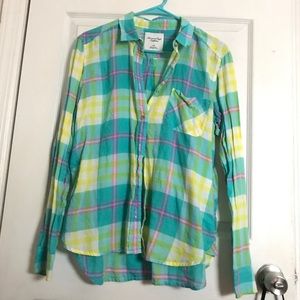 AE Blue & Yellow Flannel Shirt💛💙